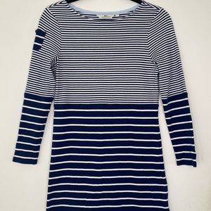 Vineyard Vines blue and white striped mini dress
